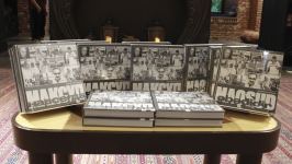 Уютное место в бакинском сквере...  "Максуд навсегда" (ФОТО)