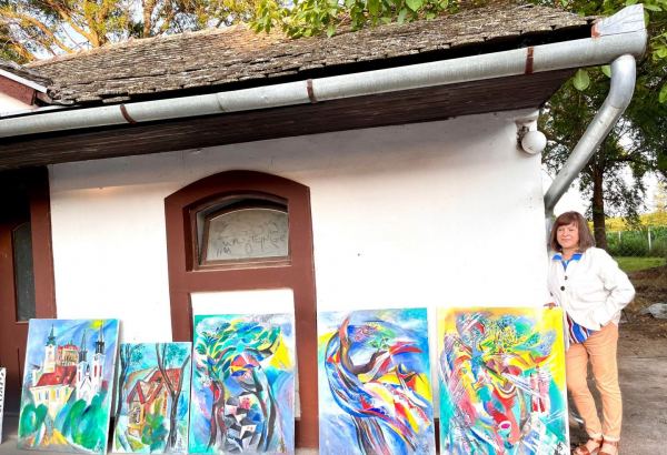 Асмер Нариманбекова приняла участие в арт-симпозиуме в Сербии (ФОТО)