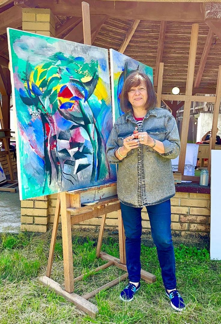 Асмер Нариманбекова приняла участие в арт-симпозиуме в Сербии (ФОТО)