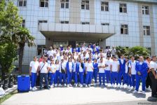 Азербайджанская команда отправилась в Краков для участия в III Европейских играх (ФОТО/ВИДЕО)