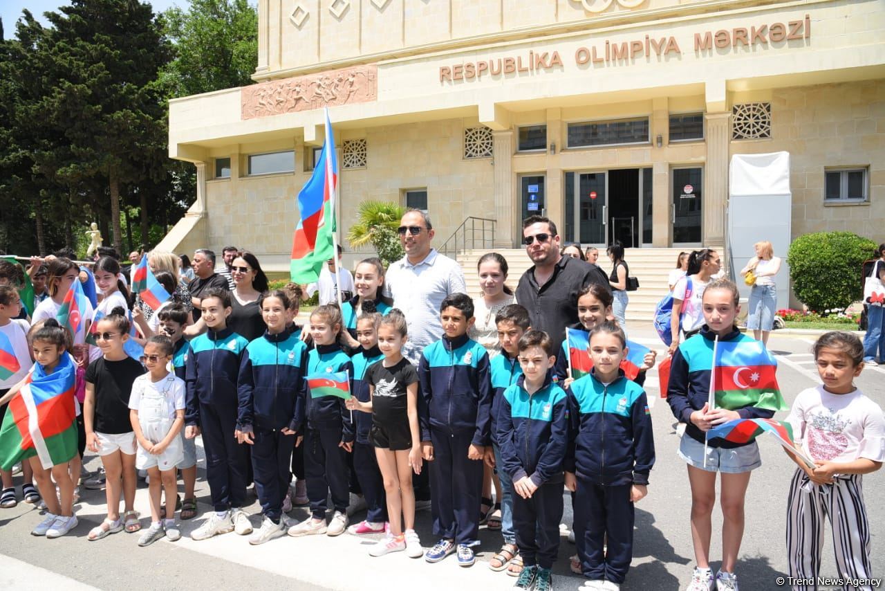 Азербайджанская команда отправилась в Краков для участия в III Европейских играх (ФОТО/ВИДЕО)