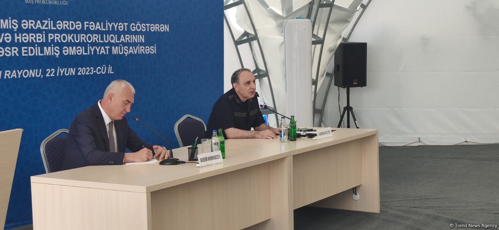 Генпрокурор Азербайджана проводит оперативное совещание в Лачине (ФОТО)