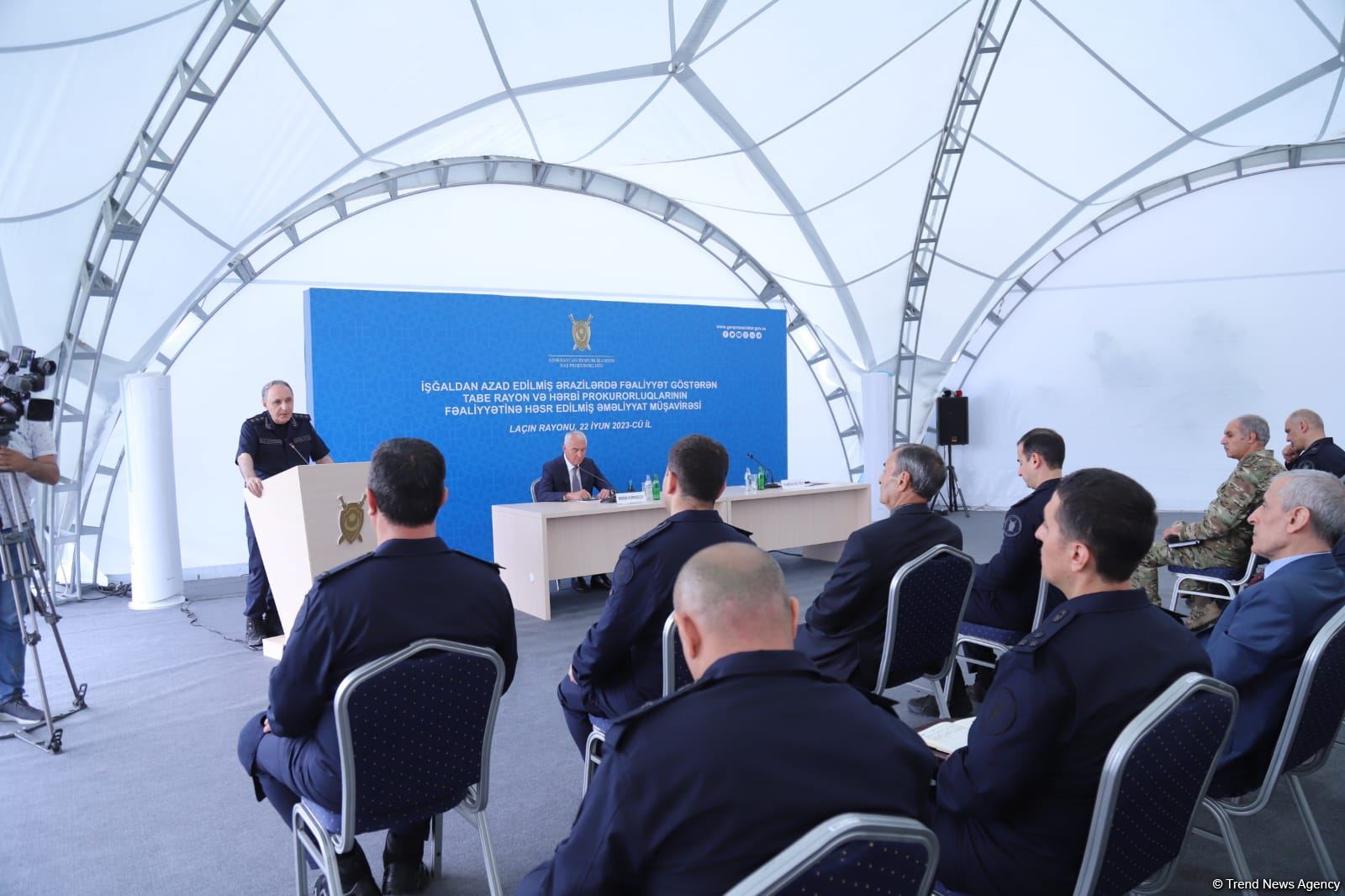 Генпрокурор Азербайджана проводит оперативное совещание в Лачине (ФОТО)