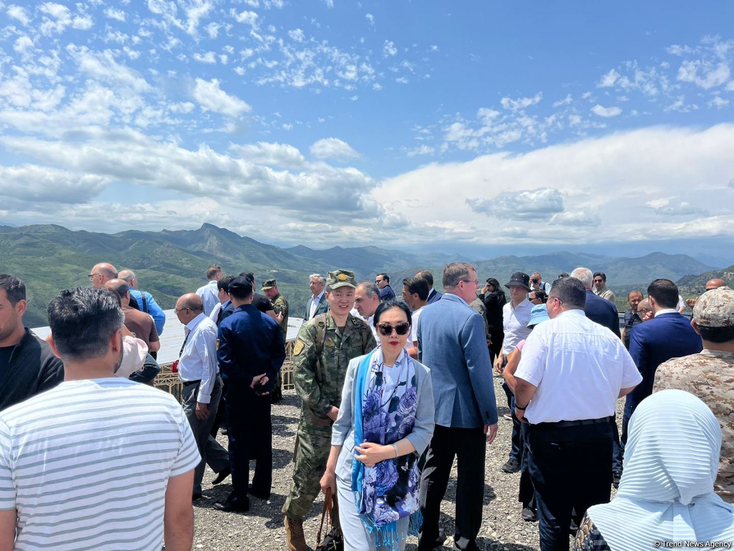 Представители дипкорпуса ознакомились со строящимся агропромышленным парком в Лачине (ФОТО)