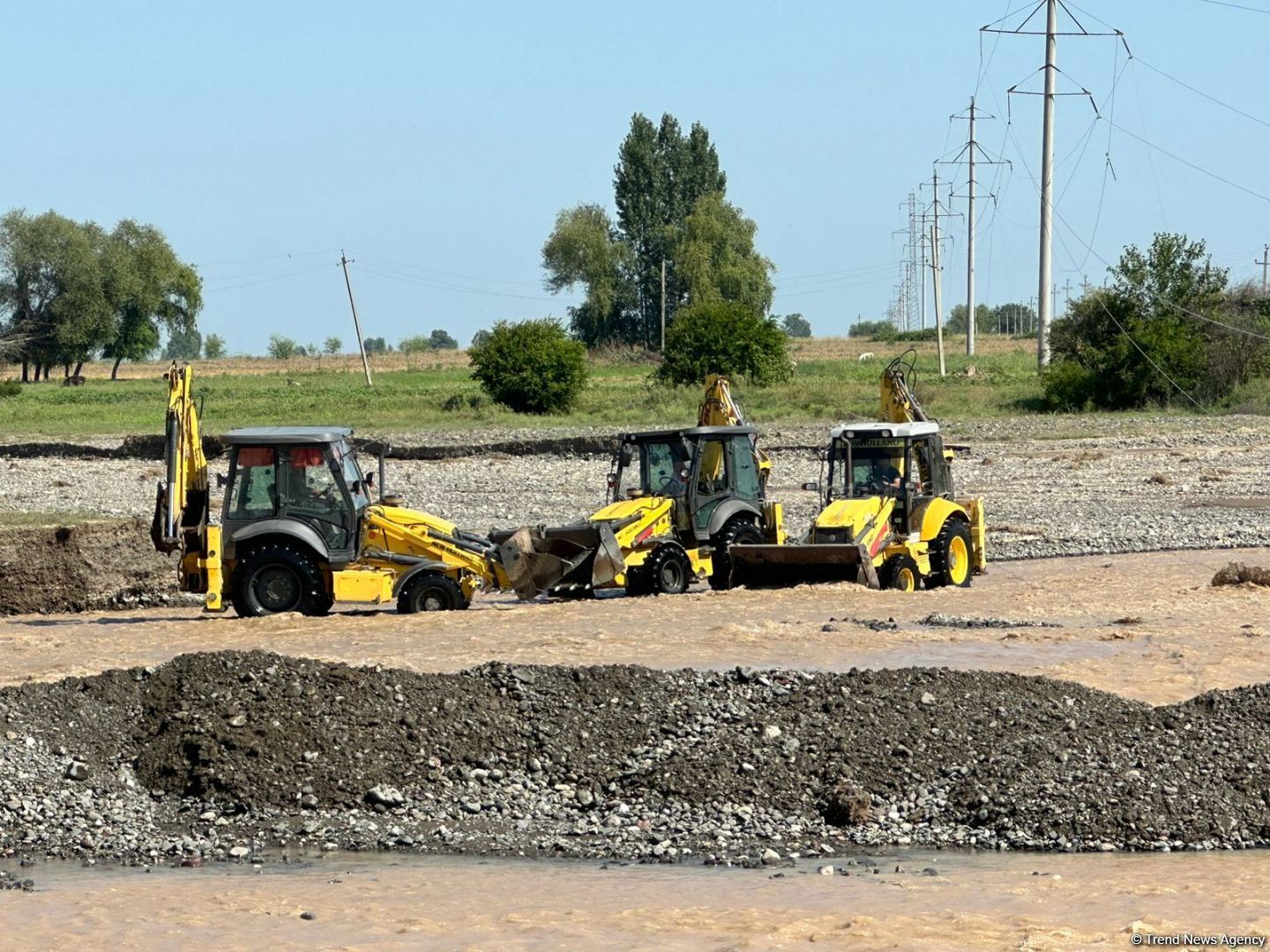 Уровень воды в реках Хачинчай и Гаргарчай повысился, Хачинчайское водохранилище заполнено