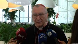 Благодаря сотрудничеству Ватикана с Фондом Гейдара Алиева реставрируются шедевры и произведения искусства - госсекретарь Святого Престола (ВИДЕО/ФОТО)