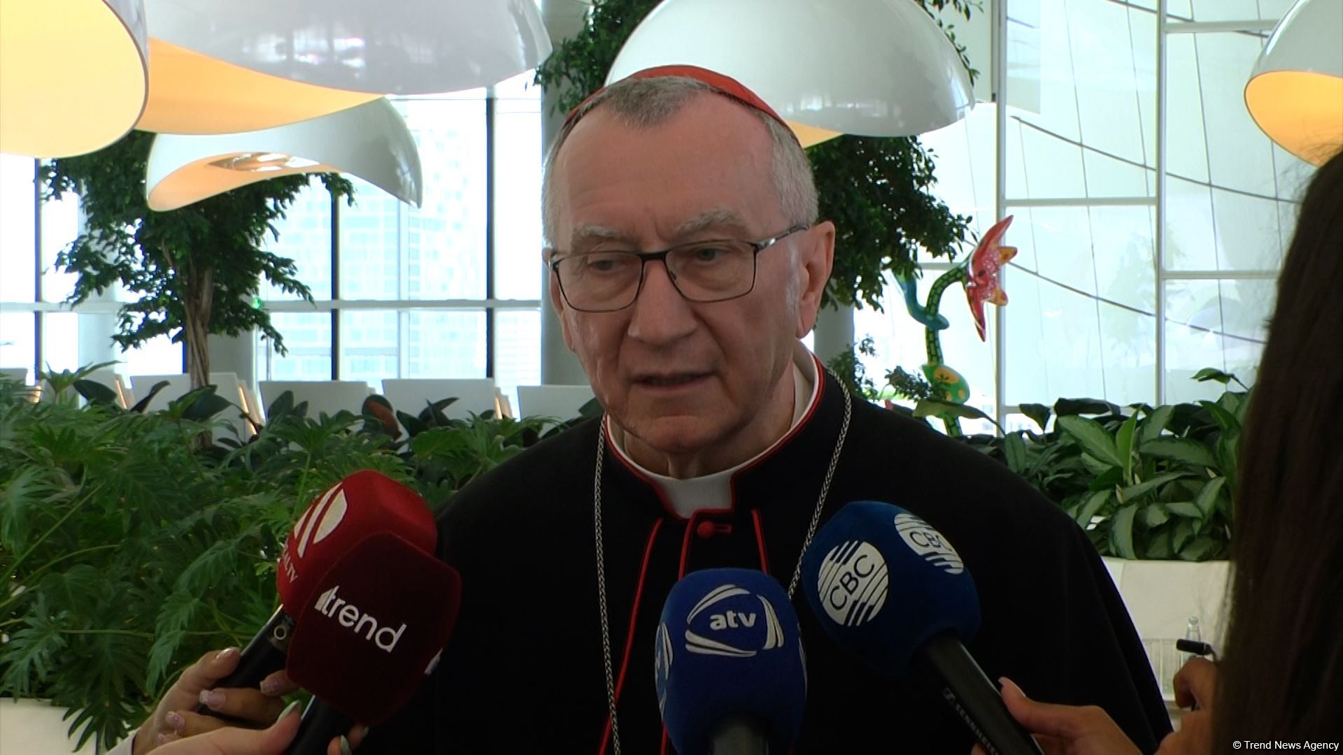 Благодаря сотрудничеству Ватикана с Фондом Гейдара Алиева реставрируются шедевры и произведения искусства - госсекретарь Святого Престола (ВИДЕО/ФОТО)