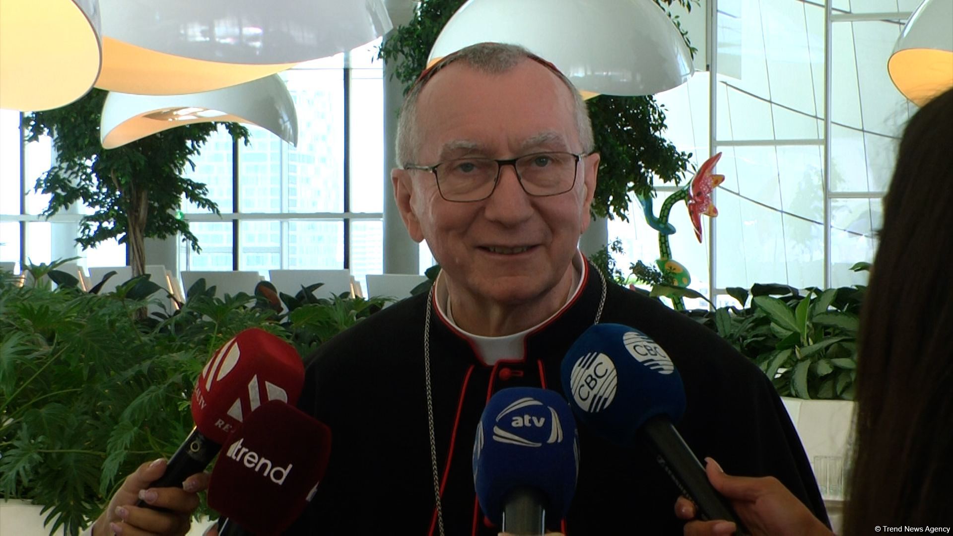 Благодаря сотрудничеству Ватикана с Фондом Гейдара Алиева реставрируются шедевры и произведения искусства - госсекретарь Святого Престола (ВИДЕО/ФОТО)