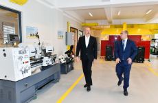 Президент Ильхам Алиев принял участие в открытии Джалилабадского государственного центра профессионального образования (ФОТО/ВИДЕО)