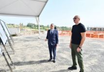 Президент Ильхам Алиев ознакомился с ходом строительства Шушинской городской больницы (ФОТО/ВИДЕО)