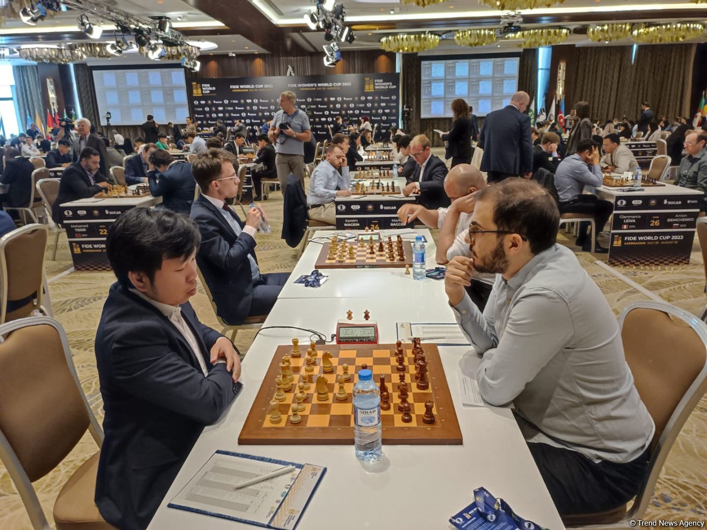 В Баку стартовал юбилейный Кубок мира по шахматам ФИДЕ с участием более трехсот шахматистов (ФОТО)