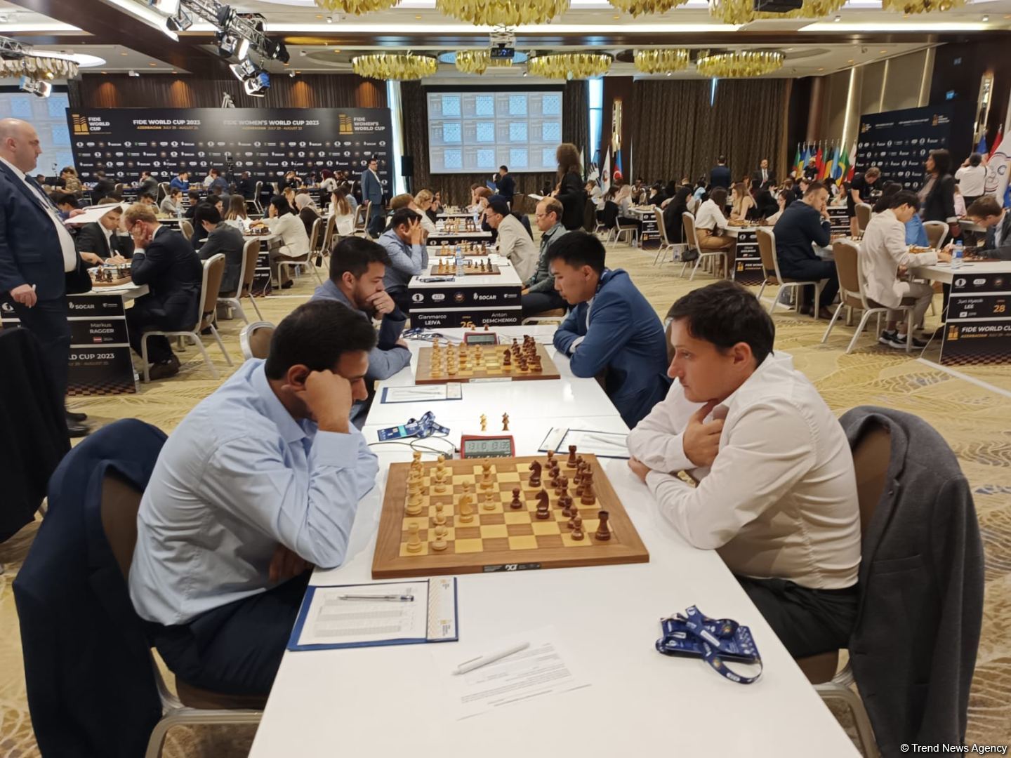 В Баку стартовал юбилейный Кубок мира по шахматам ФИДЕ с участием более трехсот шахматистов (ФОТО)