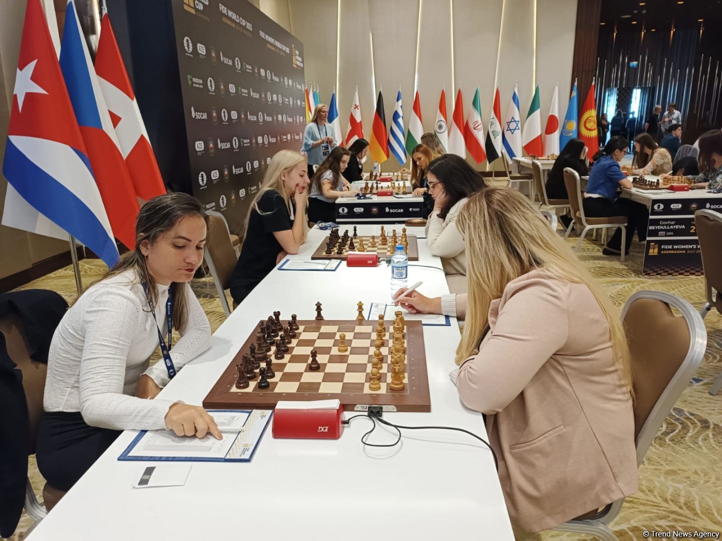 В Баку стартовал юбилейный Кубок мира по шахматам ФИДЕ с участием более трехсот шахматистов (ФОТО)