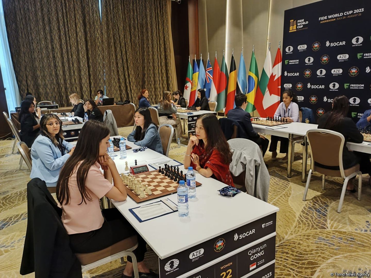В Баку стартовал юбилейный Кубок мира по шахматам ФИДЕ с участием более трехсот шахматистов (ФОТО)
