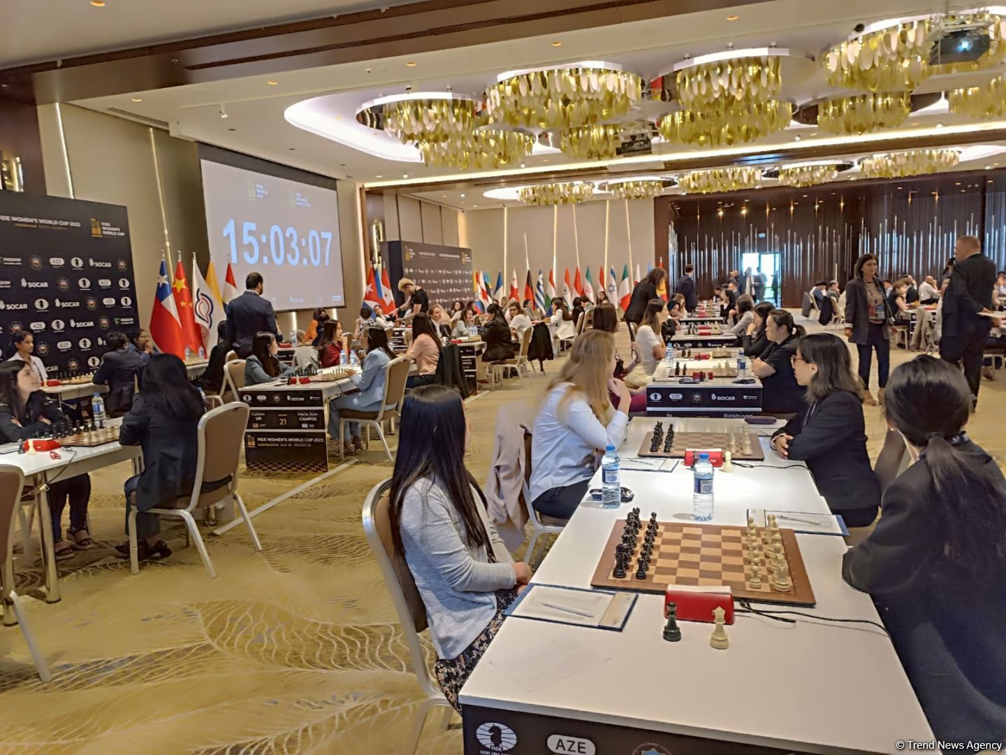 В Баку стартовал юбилейный Кубок мира по шахматам ФИДЕ с участием более трехсот шахматистов (ФОТО)