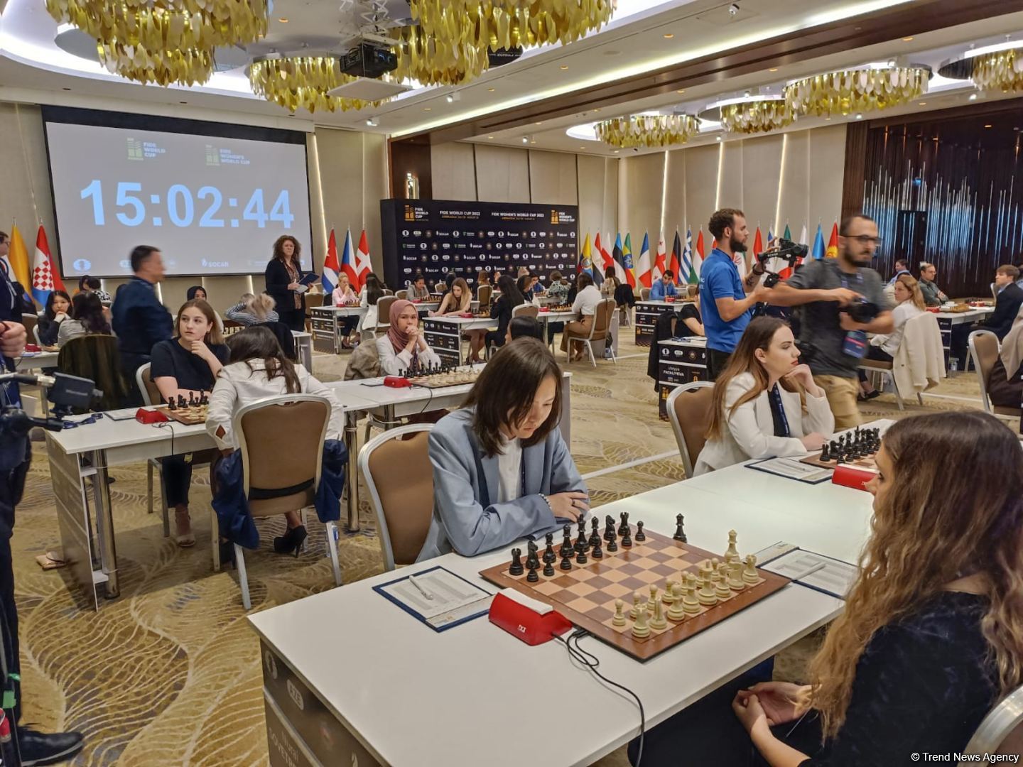 В Баку стартовал юбилейный Кубок мира по шахматам ФИДЕ с участием более трехсот шахматистов (ФОТО)