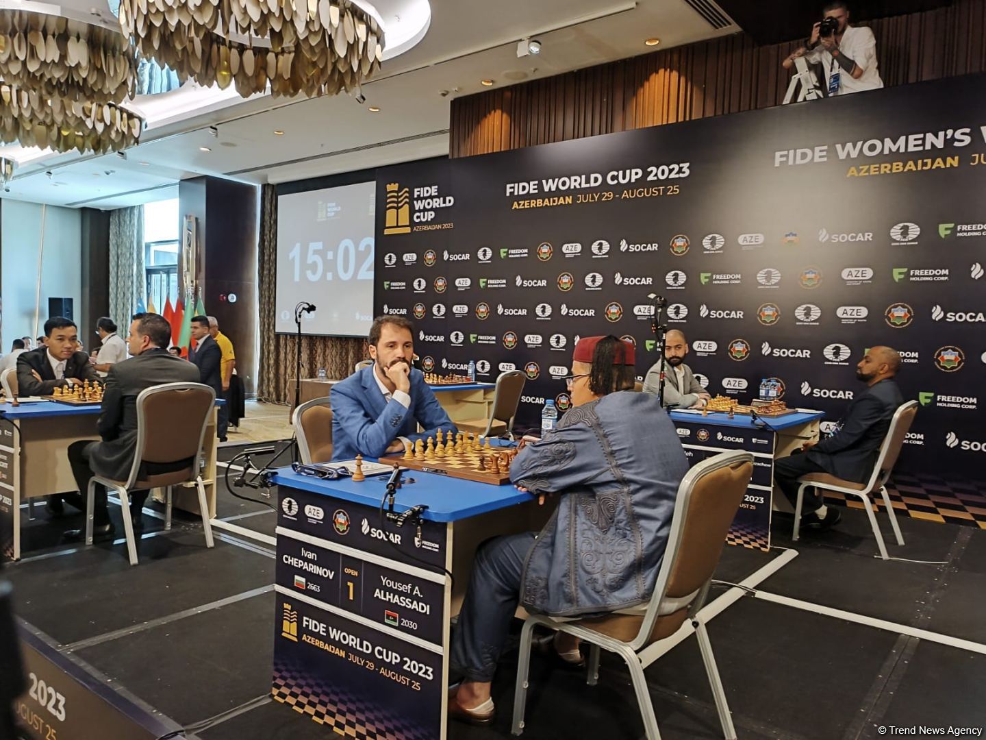 В Баку стартовал юбилейный Кубок мира по шахматам ФИДЕ с участием более трехсот шахматистов (ФОТО)