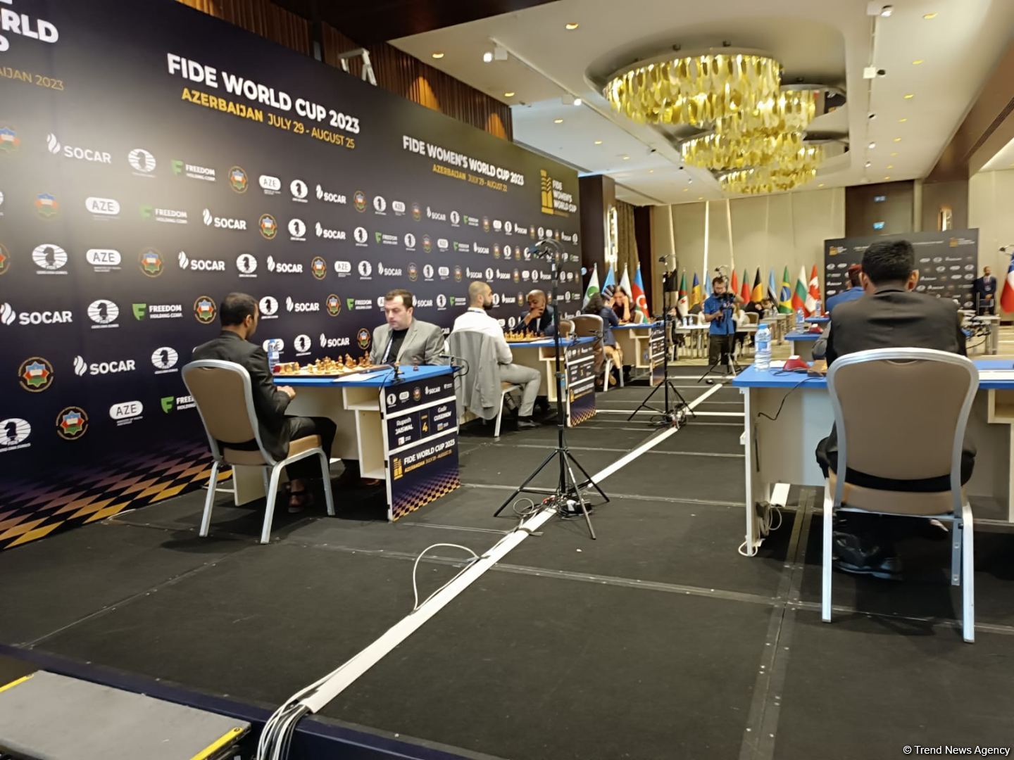 В Баку стартовал юбилейный Кубок мира по шахматам ФИДЕ с участием более трехсот шахматистов (ФОТО)