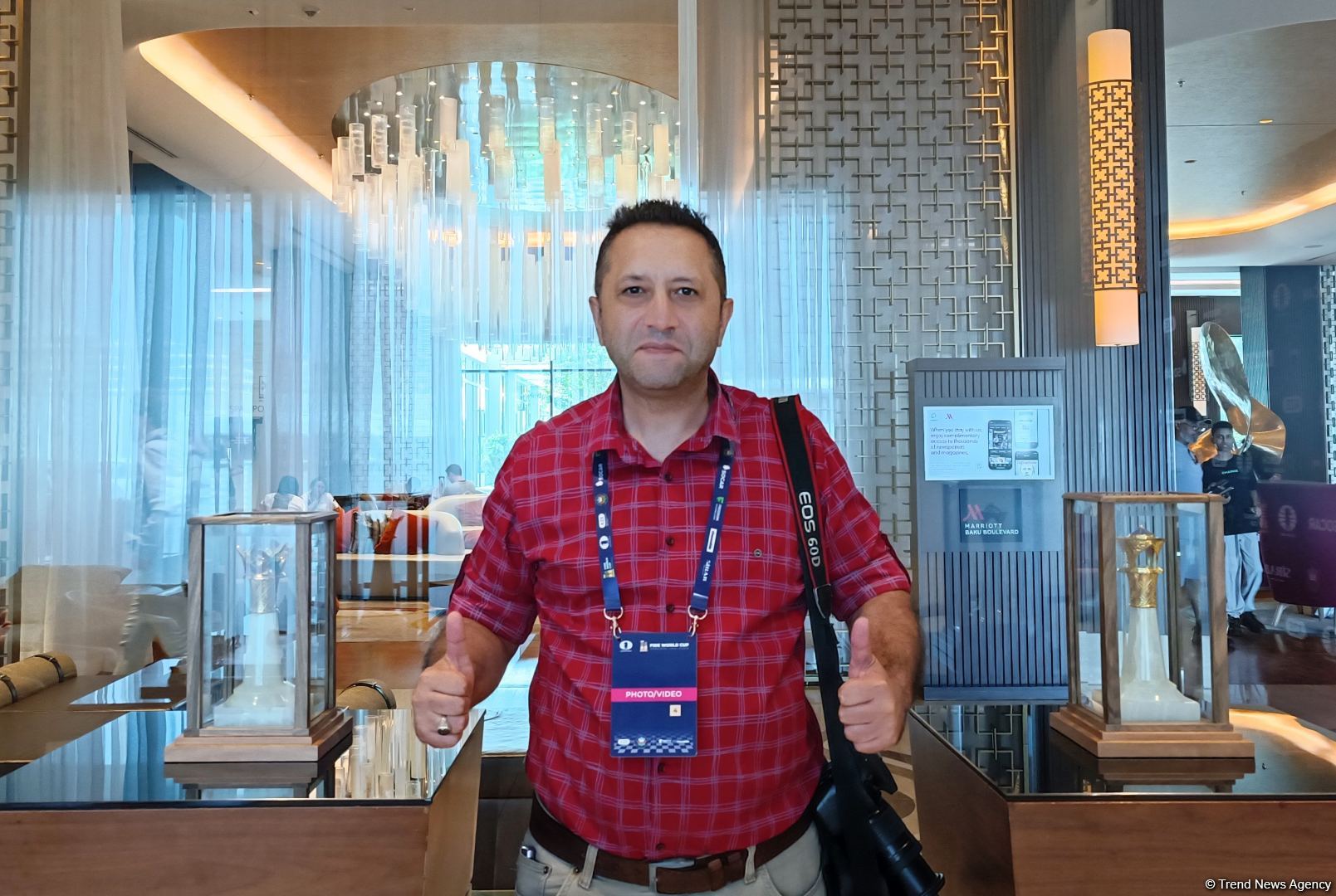 Интересные моменты World Chess Cup 2023 в Баку – репортаж с битвы умов, кубки в форме короля и ферзя (ФОТО)