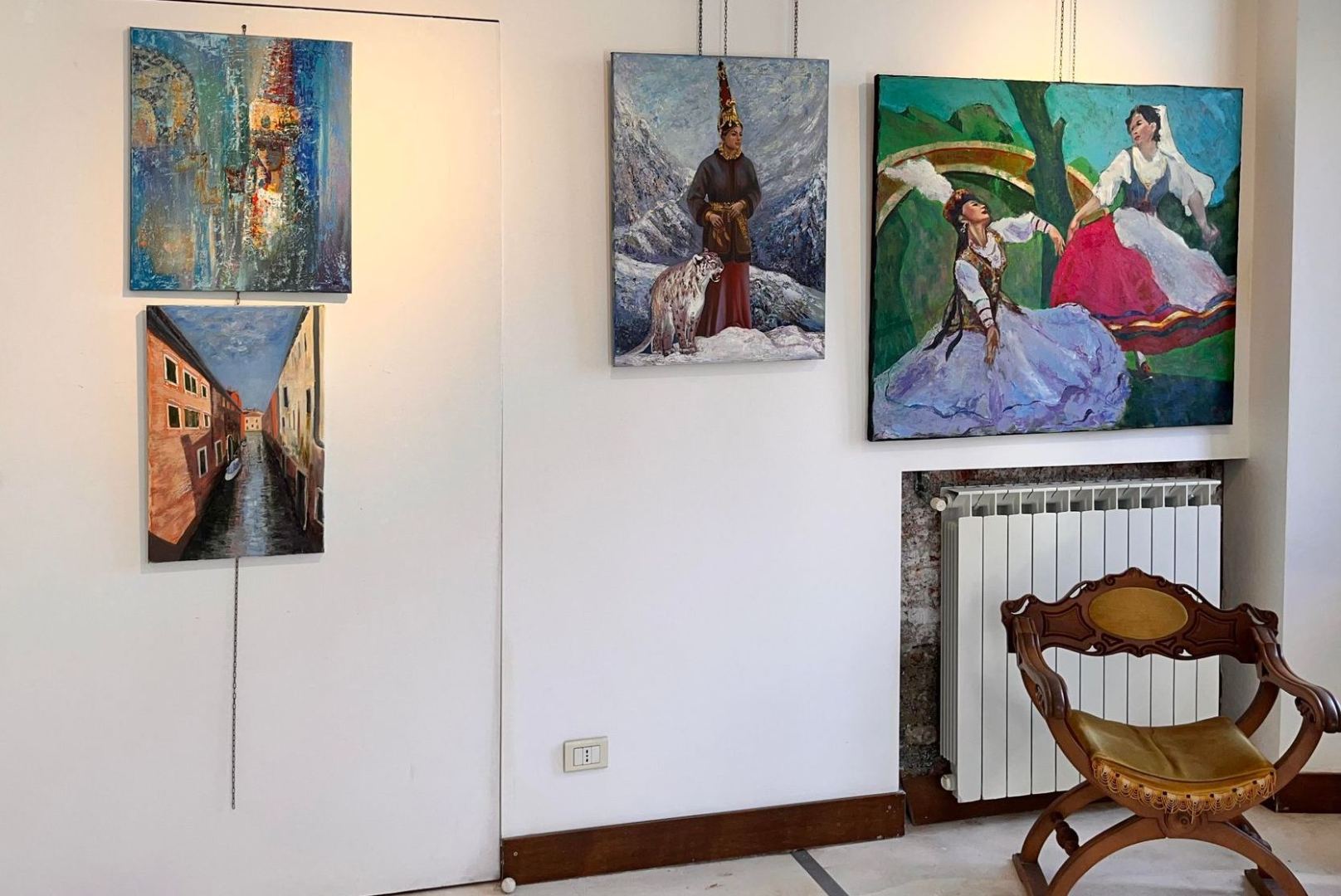 Азербайджанские художники представили свои работы в Венеции (ФОТО)