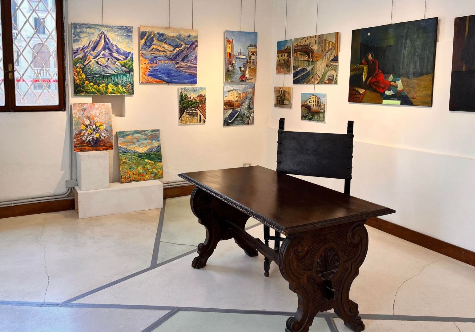 Азербайджанские художники представили свои работы в Венеции (ФОТО)