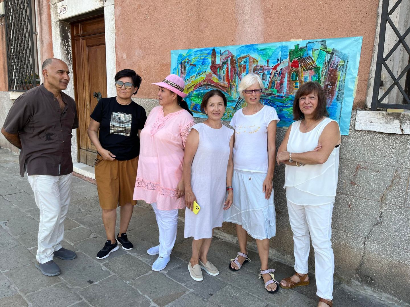 Азербайджанские художники представили свои работы в Венеции (ФОТО)