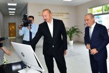 Президент Ильхам Алиев принял участие в церемонии ввода в эксплуатацию систем водоснабжения и канализации города Газах (ФОТО/ВИДЕО)