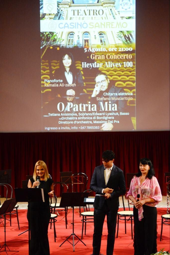 В городе Сан-Ремо состоялся концерт, приуроченный к 100-летию великого лидера Гейдара Алиева (ФОТО)