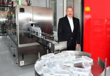 Президент Ильхам Алиев принял участие в открытии фармацевтического завода Diamed в Баку (ФОТО/ВИДЕО)