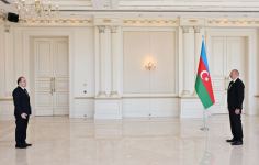 Президент Ильхам Алиев принял верительные грамоты новоназначенного посла Таджикистана в Азербайджане (ФОТО/ВИДЕО)