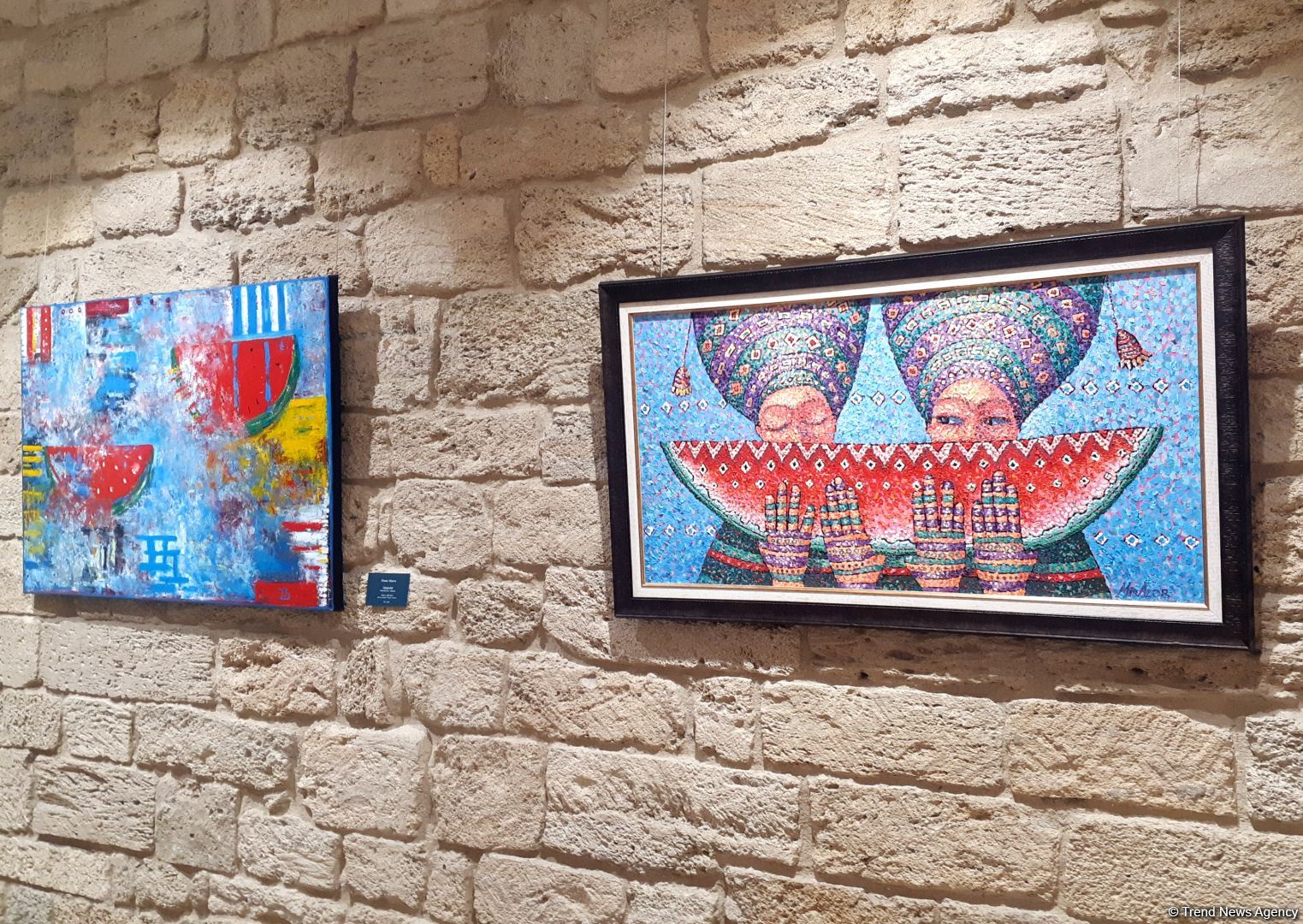 "Арбузный фестиваль" в Ичеришехер – сочный плод на картинах азербайджанских художников (ФОТО)