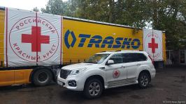 Большегруз с продовольствием из России второй день ожидает проезда в Ханкенди  (ФОТО/ВИДЕО)