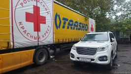 Большегруз с продовольствием из России второй день ожидает проезда в Ханкенди  (ФОТО/ВИДЕО)