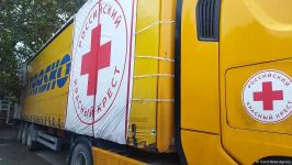 Большегруз с продовольствием из России второй день ожидает проезда в Ханкенди  (ФОТО/ВИДЕО)