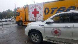 Большегруз с продовольствием из России второй день ожидает проезда в Ханкенди  (ФОТО/ВИДЕО)