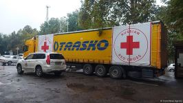 Большегруз с продовольствием из России второй день ожидает проезда в Ханкенди  (ФОТО/ВИДЕО)