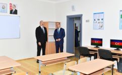 Президент Ильхам Алиев принял участие в открытии нового здания полной средней школы номер 11 города Хырдалан (ФОТО/ВИДЕО)