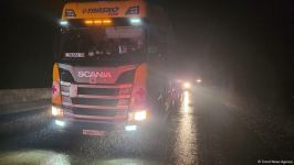 Дорога Агдам-Ханкенди открыта: Грузовик из России отправился в Карабах (ФОТО/ВИДЕО)