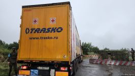 Дорога Агдам-Ханкенди открыта: Грузовик из России отправился в Карабах (ФОТО/ВИДЕО)