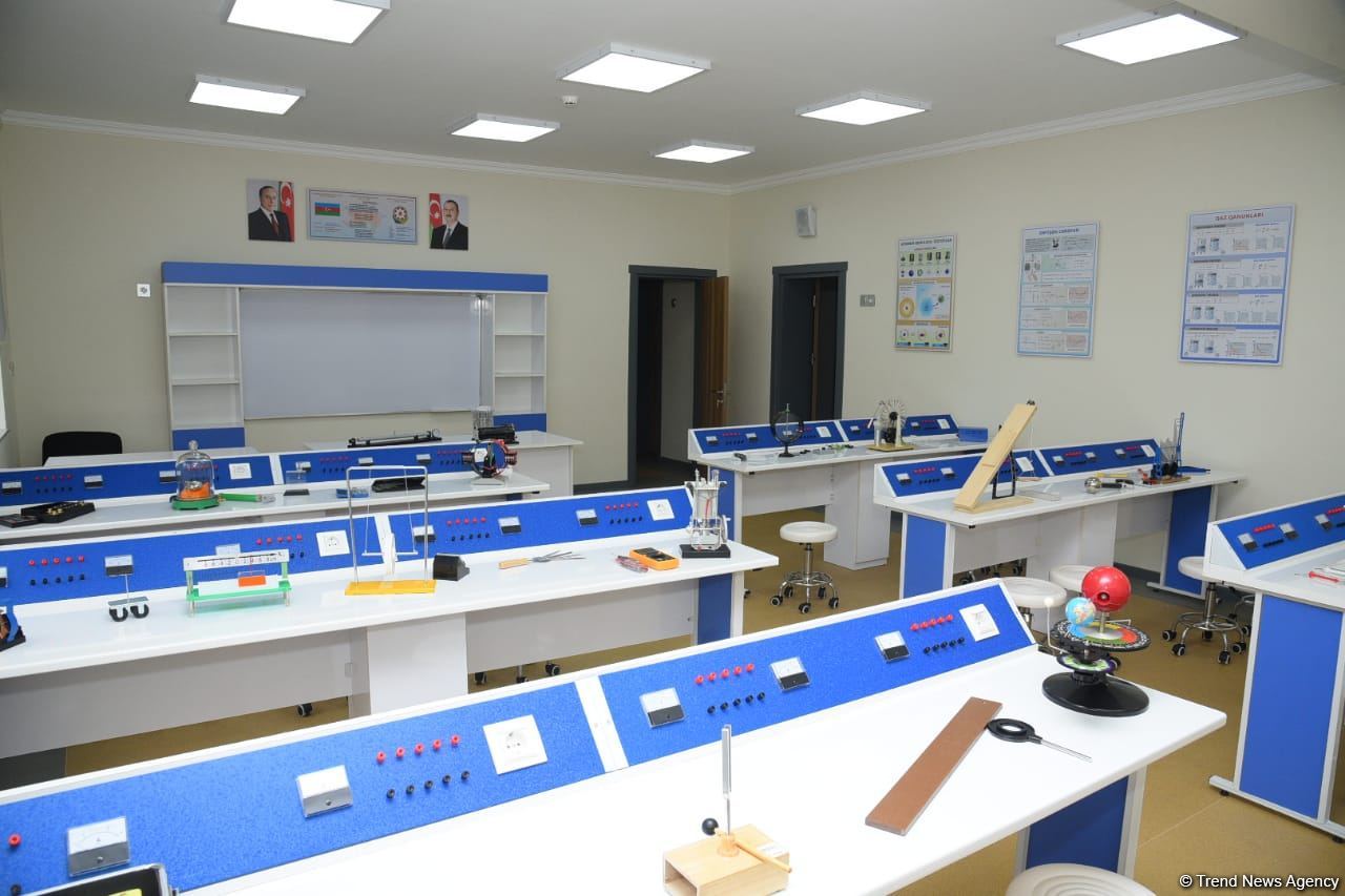 Фоторепортаж из новооткрывшейся школы номер 11 в Хырдалане