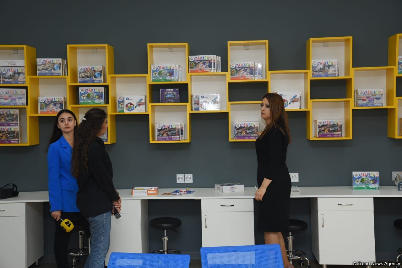 Фоторепортаж из новооткрывшейся школы номер 11 в Хырдалане