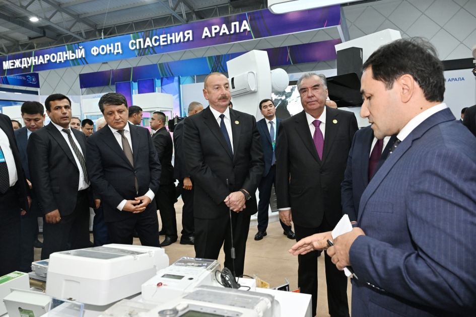 Президент Ильхам Алиев ознакомился с выставкой "ЭКСПО Центральная Азия 2023" в Душанбе (ФОТО/ВИДЕО)