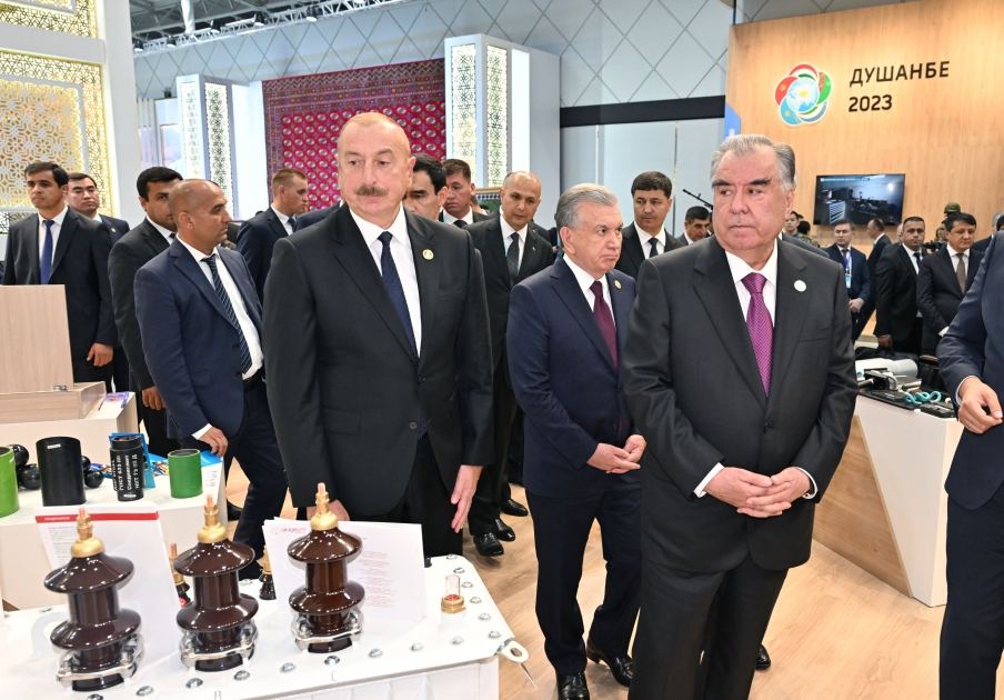 Президент Ильхам Алиев ознакомился с выставкой "ЭКСПО Центральная Азия 2023" в Душанбе (ФОТО/ВИДЕО)