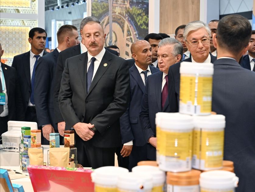 Президент Ильхам Алиев ознакомился с выставкой "ЭКСПО Центральная Азия 2023" в Душанбе (ФОТО/ВИДЕО)