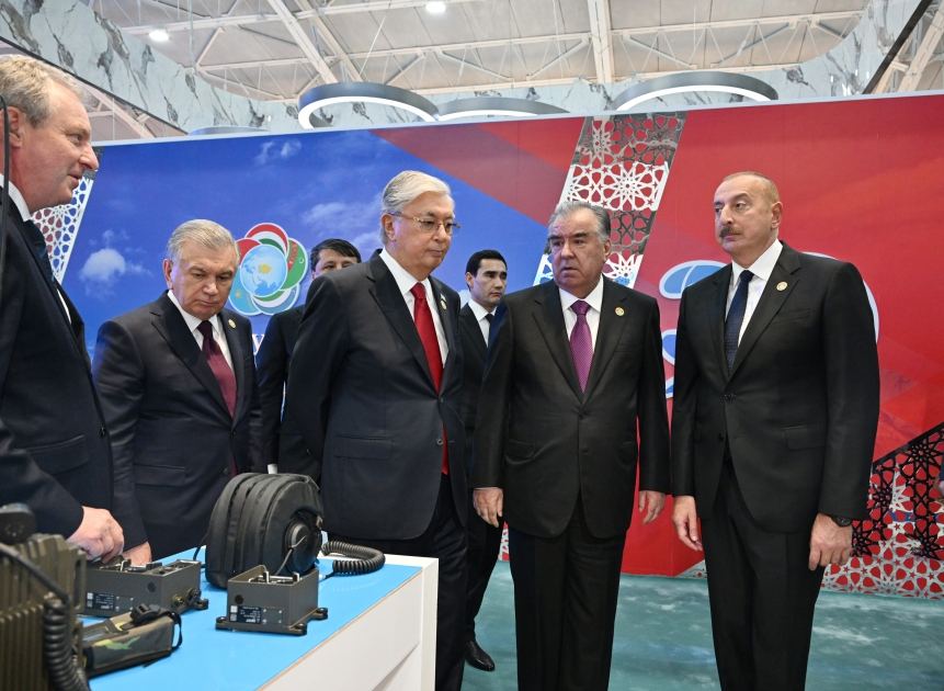 Президент Ильхам Алиев ознакомился с выставкой "ЭКСПО Центральная Азия 2023" в Душанбе (ФОТО/ВИДЕО)