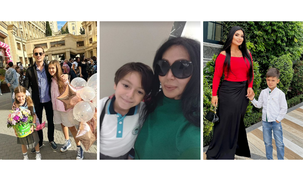 Азербайджанские звезды проводили детей в школу: памятные кадры в День знаний (ФОТО)