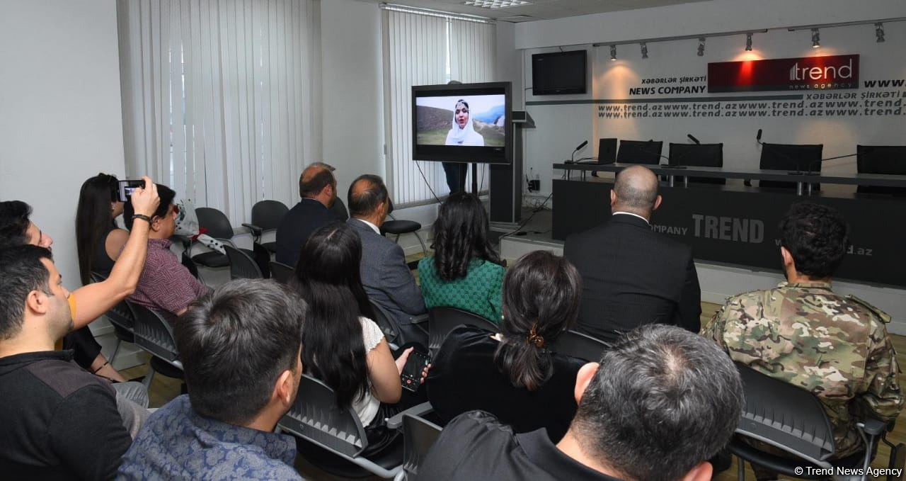 В АМИ Trend представлен проект "Карабах", снятый в городе Шуша (ВИДЕО/ФОТО)