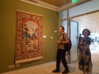 Сотканные портреты азербайджанских композиторов - "Музыка на коврах" в Баку (ФОТО)