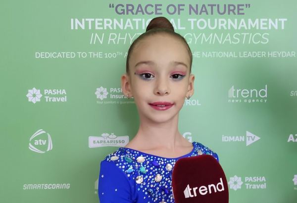 Я очень ответственно готовилась к Международному турниру "Grace of Nature" – юная азербайджанская гимнастка