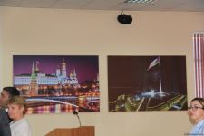 Азербайджанская делегация приняла участие в "Каспийском медиафоруме" и посетила школу имени Гейдара Алиева в Астрахани (ФОТО)